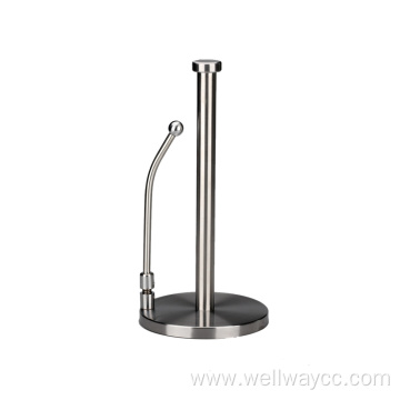 Stainless Steel Silver Paper Towel Holder Storage